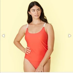 NWT Red SummerSalt tankini top